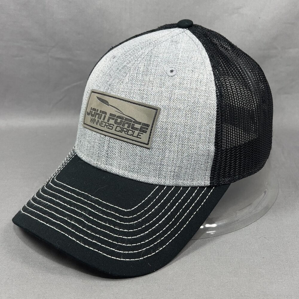 John Force NHRA Snapback Hat Cap Trucker Drag Racing Motorsports Funny Car Mens